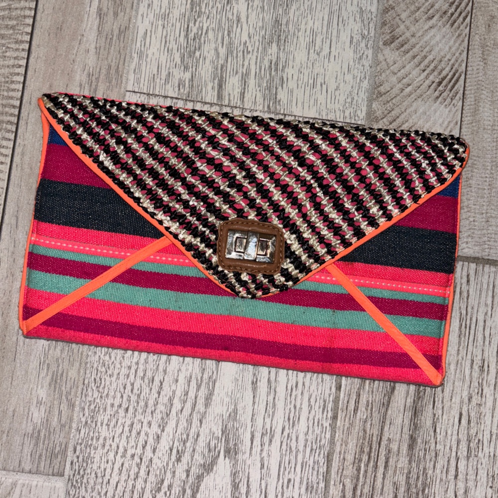 Colorful and vibrant  Ecote clutch